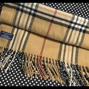 John Ashford Classic Plaid Scarf